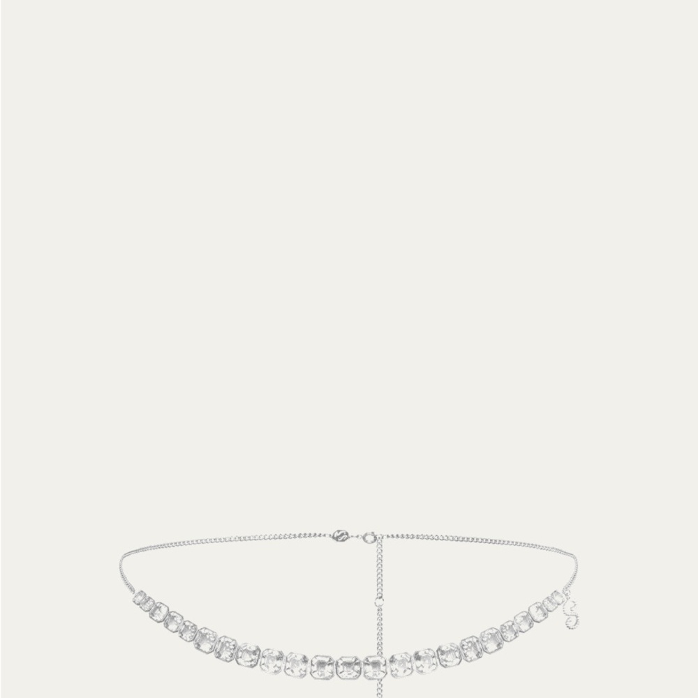 Skims x Swarovski crystal chain belt one size NWOT - Picture 2 of 3
